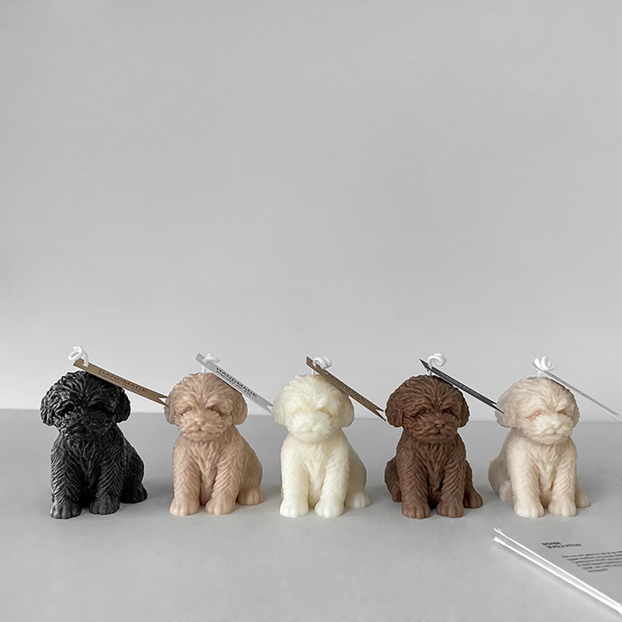 Cute Teddy Dog Candle Mold, Dog Silicone Mold, Animal Resin Mold for Soap Soy Wax Epoxy DIY Handcraft Home Ornaments Wedding Party Decoration Birthday Gifts