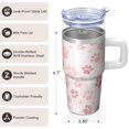 thumbnail image 3 of 20OZ Dog Paw Birthday Tumbler with Handle Insulated Stainless Steel Cup Great Dog Lover Gifts Unique Birthday Christmas Presents for Women Men Perfect Birthday Gift for Dog Enthusiasts, 3 of 6