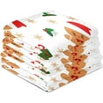 thumbnail image 4 of Soft Absorbent Reusable Kitchen Towels, Set of 4|28x18 in, Christmas Cute Gingerbread Man Dining Kitchen Living Room Tea Towels Dish Towels Decorative Towels, 4 of 7