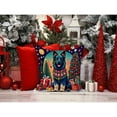 thumbnail image 2 of Belgian Sheepdog Christmas Fabric Decorative Pillow 18 in x 18 in, 2 of 5