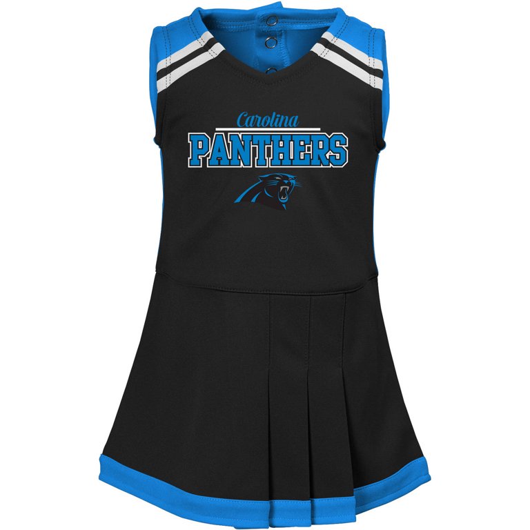 NFL, Team: PANTHERS ,Toddler Cheerleader Outfit, Team Colors