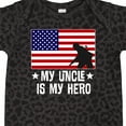 thumbnail image 4 of Inktastic Military Uncle is My Hero Us Flag Boys or Girls Baby Bodysuit, 4 of 5