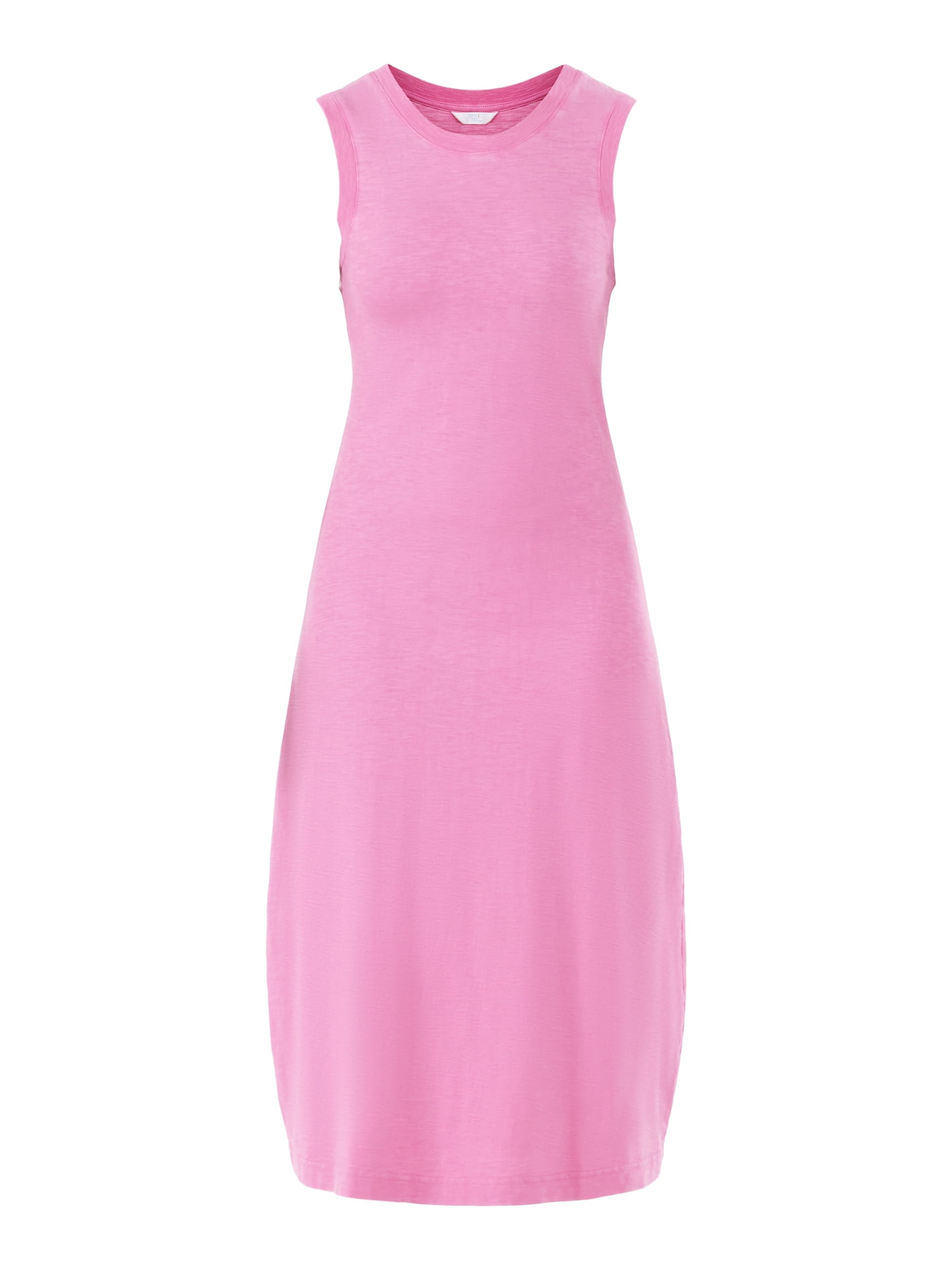 Time and Tru Women's and Women's Plus Slub Cotton Tank Midi Dress, Sizes XS-XXXL