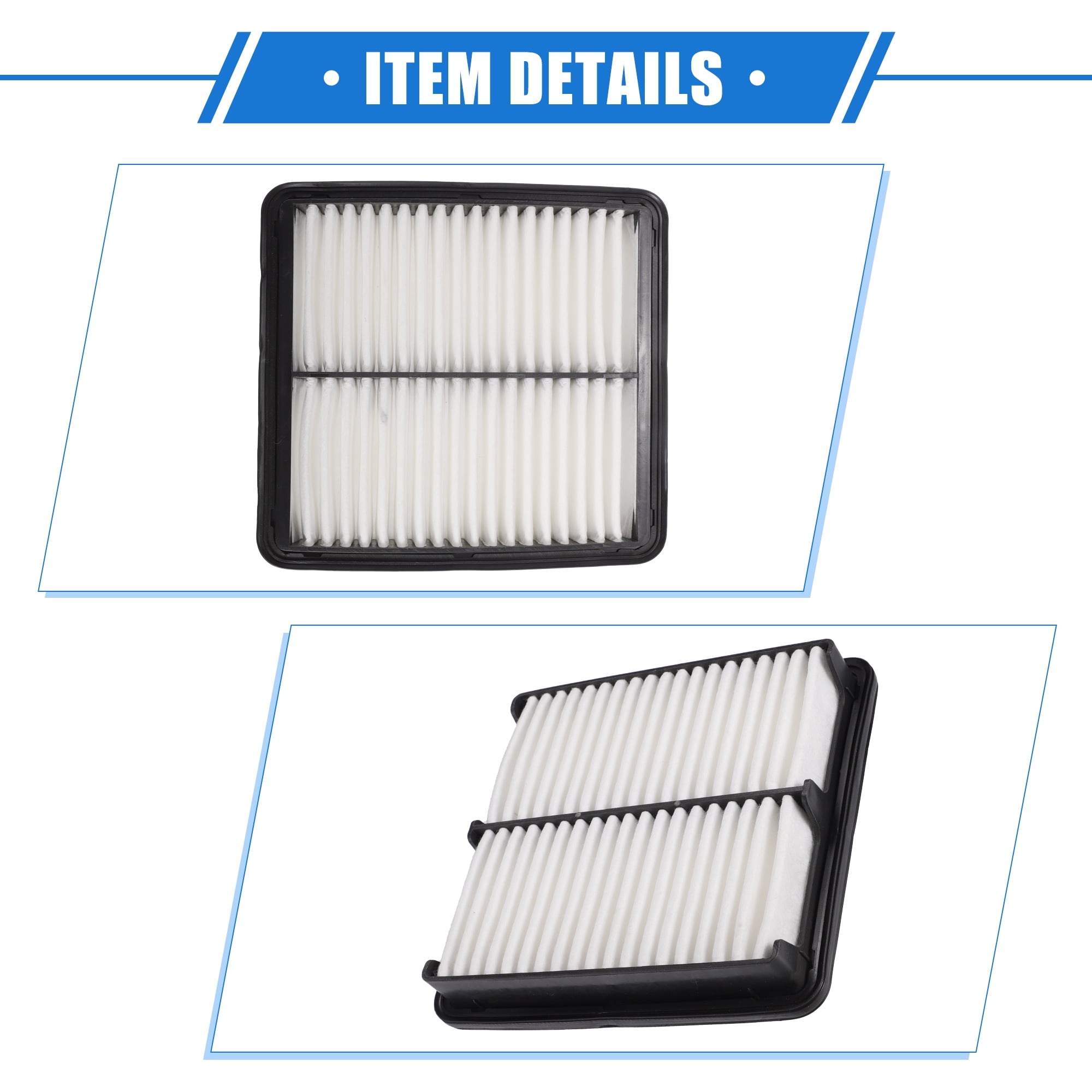 Unique Bargains Durable PP Car Engine Air Filter for Mazda CX-3 2016-2021 Black