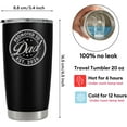 thumbnail image 3 of Christmas Gifts For New Dad 2026 Tumbler 20 Oz, Promoted to Dad Est 2026 Mug, Daddy Established 2026 Coffee Cup, 1st Time Fathers Day And Christmas Gifts, Daddy To Be Gift Ideas, Papa Travel Cup, 3 of 6