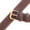 Brown, variant on Watch Band Strap Litchi Pattern Printed Pin Buckled Adjustable Leather Wristband