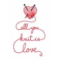 thumbnail image 3 of CafePress - All You Knit Is Love T Shirt - Men's Classic Cotton T-Shirts, 3 of 3