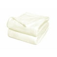 thumbnail image 1 of Effortless Bedding Oversized Patented Semi Fitted Plush Bed Blanket, 1 of 4