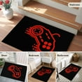 thumbnail image 6 of Game Theme Area&nbsp;Rug 2x3ft Red Game Controller Non-Slip&nbsp;Washable Square&nbsp;Rugs Soft Felt Indoor Floor Mat for Bedroom Kitchen Living Room Bathroom, 6 of 9