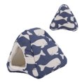 thumbnail image 4 of Small Pet Bed, Warm Washable Cartoon Pattern Hamster Cave Bed Comfortable  For Small Pets, 4 of 8