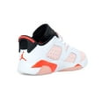 thumbnail image 3 of Little Kid's Jordan 6 Retro Low White/Atmosphere-Infrared 23 (DV3528 102) - 1.5, 3 of 5