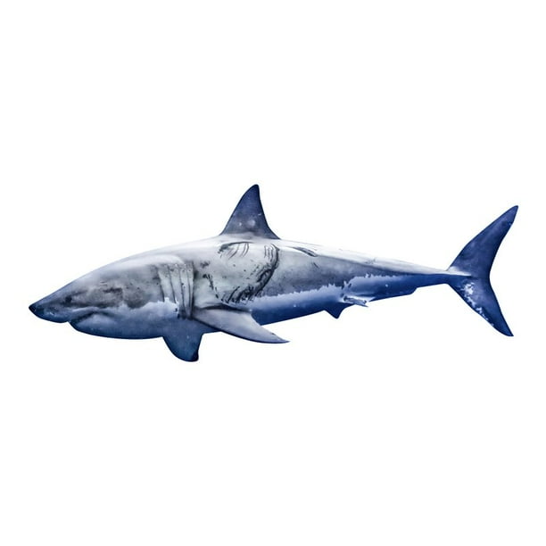 Slick Woody's 30" Shark Full Body Vinyl Underwater Pool Mat Tattoo in