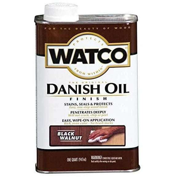 Watco Rust-Oleum Transparent Black Walnut Oil-Based Danish Oil 1