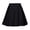 Black, variant on Women's Mini Skirt Elastic Waist Casual Flowy Flared Plain Pleated Skater Skirts