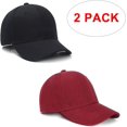 thumbnail image 2 of HSHDLDF 2 Pack Adjustable Size Baseball Cap Hat for Men and Women, 2 of 6