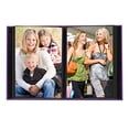 thumbnail image 3 of Pioneer Metal Button Photo Sewn Leatherette Cover Brag Album Purple, 3 of 3