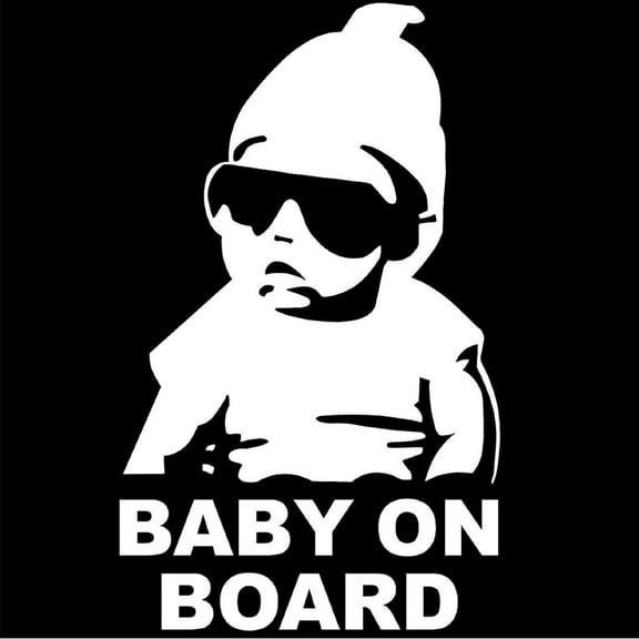 NIBOLOG Cute Baby on Board Car Window Decals Sticker