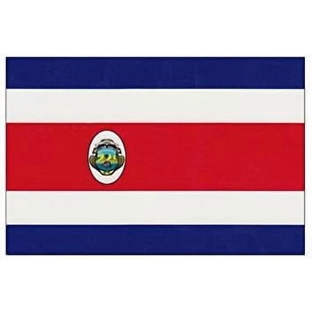 Online Stores, Inc. Costa Rica 3'x5' Poly Flag With Seal