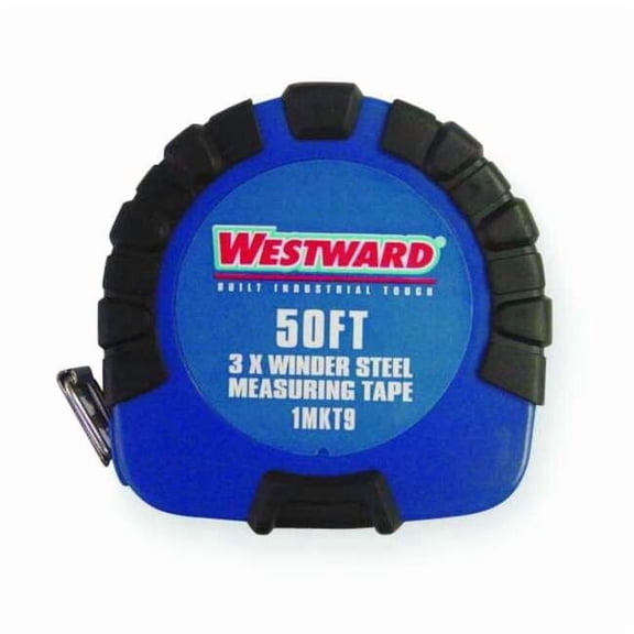 Westward 50 ft Tape Measure, 3/8 in Blade 1MKT9