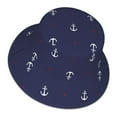 thumbnail image 3 of Kll Anchor Heart Blue Bucket Hat For Women Men Packable Travel Beach Sun Hat Outdoor Rave Accessories Reflective Fisherman Cap, 3 of 9