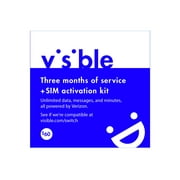 Visible 3 Month Unlimited Prepaid Plan & SIM Kit