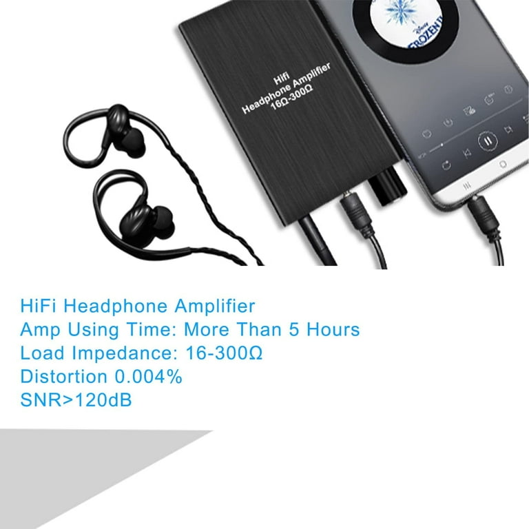 A010 Portable Headphone Amplifier, 3.5mm Audio, Rechargeable A010 Portable Headphone Amplifier, 3.5mm Audio, Rechargeable