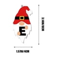 thumbnail image 3 of Christmas Acrylic Hanging Decorations - Set Of 26 Alphabet Letters With Santa Claus For Holiday Ornaments And DIY Crafts, 3 of 6