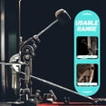 thumbnail image 4 of OFFIGAM 2Pcs Drum Head Protective Sticker Pad Black Easy Install Large Drum Head Protection Accessory, 4 of 7