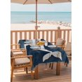 thumbnail image 2 of 54x80 Inch Outdoor Tablecloth with Umbrella Hole Zipper Rectangle Ocean Whale Blue Rectangular Tablecloths Outside Waterproof Summer Vintage Sea Wooden Grain Patio Table Cloth Cover for Picnic Party, 2 of 8