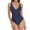 A_ Navy, variant on UTSJKR Women's One Piece Swimsuits Tummy Control Bathing Suits Slimming Swimsuit V Neck Swimwear Monokini Wine 8-10