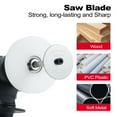 thumbnail image 2 of TFixol Adjustable Depth PVC Pipe Cutter Kit with 6 Blades and Guide Disk for ABS and Soft Metal Pipes, Compatible with 3/8" Drill for Precise Cutting in Tight Spaces., 2 of 6