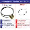 thumbnail image 7 of Whole Parts Internal Dryer Door Gasket Part# DC62-00339A - Replacement & Compatible with Some Samsung Dryers, 7 of 7