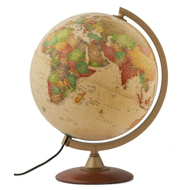 Waypoint Geographic Journey Globe 12-inch Diameter Illuminated Desk Globe