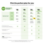 Cricket Wireless Debut Smart, 32GB, 3GB RAM, Green Frost - Prepaid Smartphone