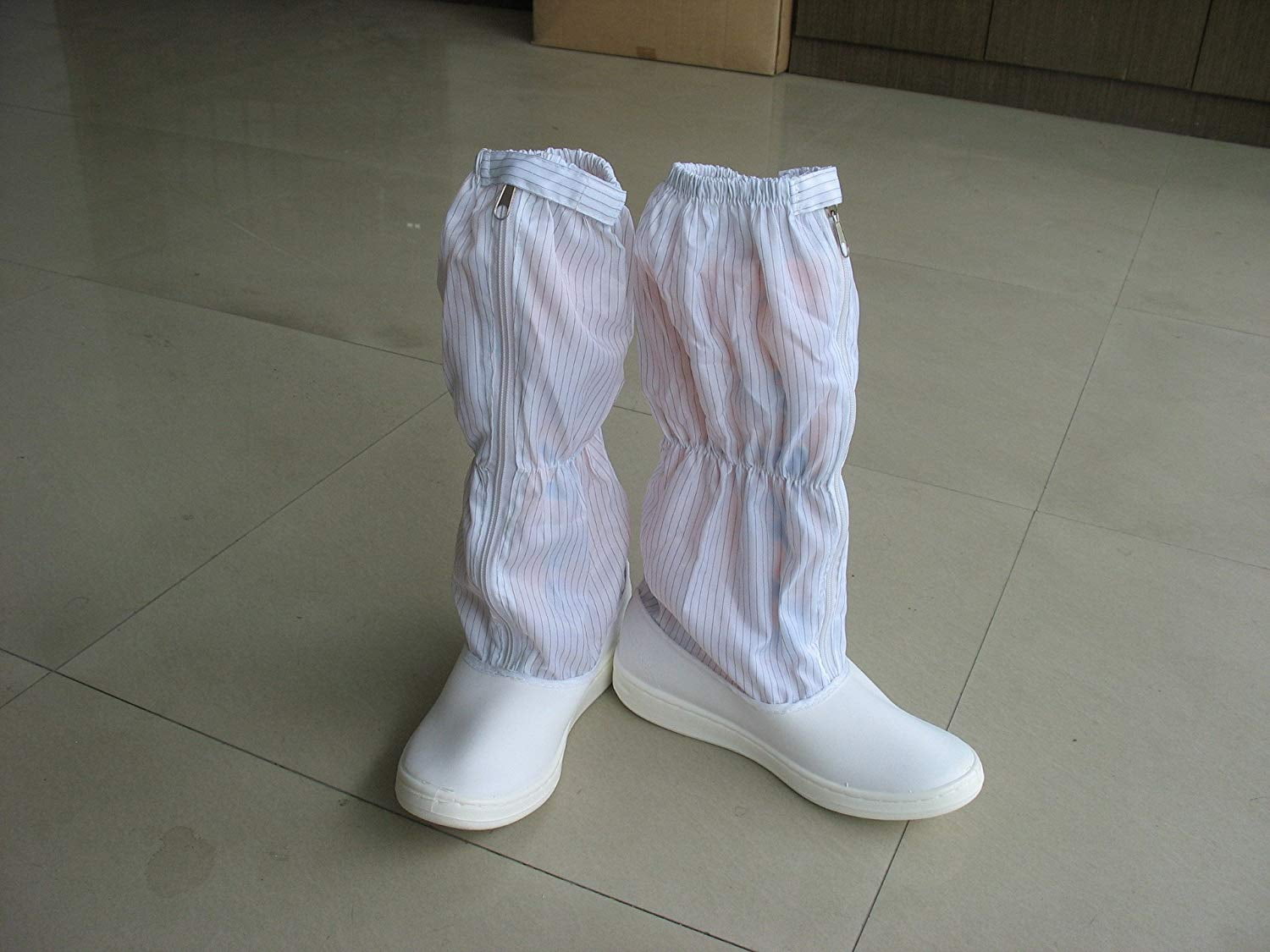 ESD High Shoes Anti Static Dustproof High Boots Nonslip Sole 8.5