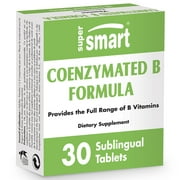 Supersmart - Coenzymated B Formula - Powerful Vitamin B Complex - Active Form | Non-GMO & Gluten Free - 30 tablets