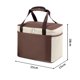 thumbnail image 3 of Bolsa Térmica Bolsa de almuerzo de película de aluminio Bolsa de picnic antiincrustante para oficinas escolares (S Coffee), 3 of 5