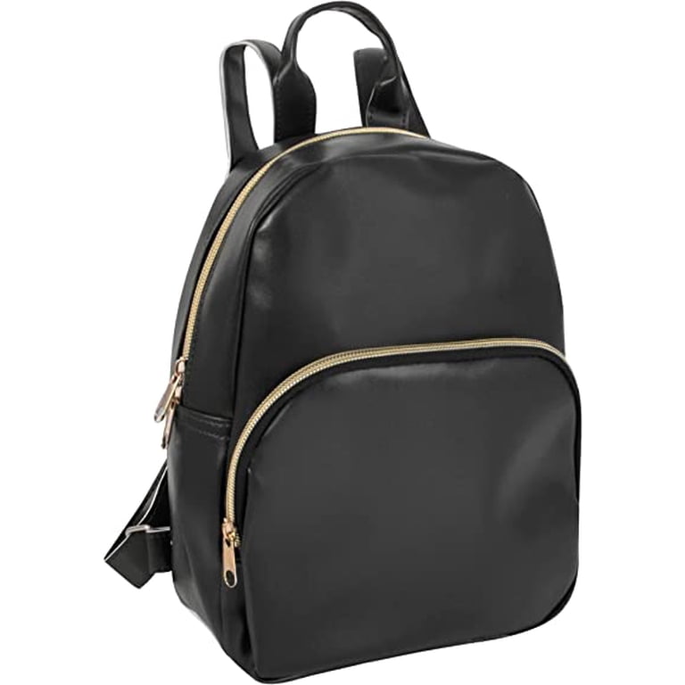 Working-Style Adult Bookbag: Vegan Leather, Vinyl Mini  display picture 2