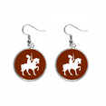 thumbnail image 1 of Ferocious Knight Abroad. Ear Dangle Silver Drop Earring Jewelry Woman, 1 of 3