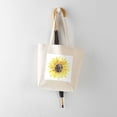 thumbnail image 5 of CafePress - Cute Yellow Sunflower Tote Bag - Unisex Canvas Tote Bag, Beige, 1-Piece, 5 of 7