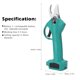 thumbnail image 3 of Podadora eléctrica inalámbrica de 21V, podadora eficiente para árboles frutales, bonsái, podadora de ramas, herramienta de paisajismo, 3 of 8
