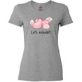 thumbnail image 3 of Inktastic Let's Relaxolotl with Sleeping Axolotls Women's T-Shirt, 3 of 5
