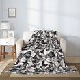 thumbnail image 2 of Hirioo Lilies Flowers for Flannel Blanket, Cozy and Warm Throw for Bed or Couch ,Perfect for All Seasons-80"x60", 2 of 6