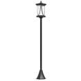 thumbnail image 1 of CoSoTower 50" Solar Post Light, Cool White LED Outdoor Lamp, Waterproof IP44 for Patio, Garden, Backyard, Pathway, 1 of 6