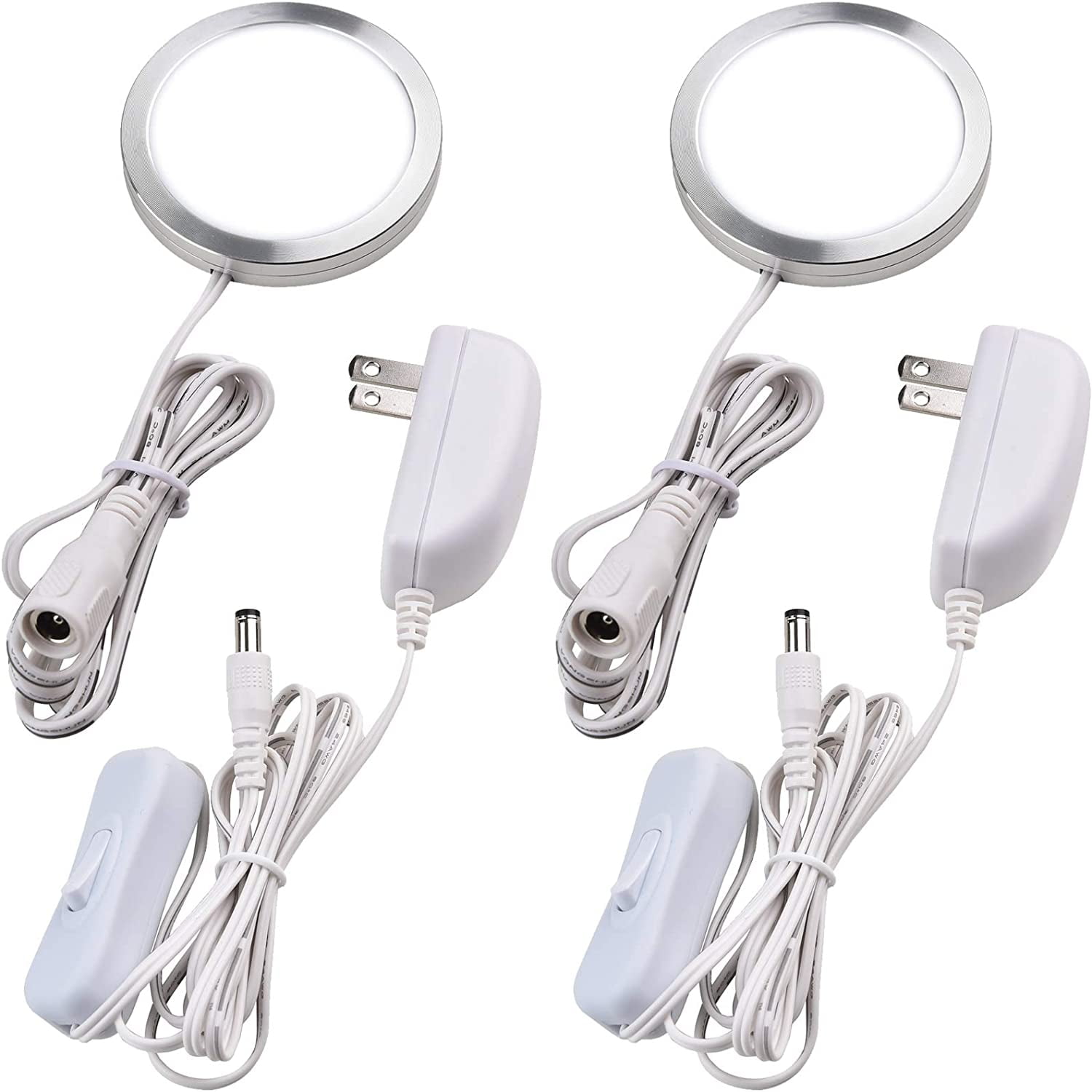 Lvyinyin Single Under Cabinet Puck Light, Collection Display Cases ...