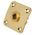 thumbnail image 1 of Guitar Plate Output Cover for LP Electric Guitar Bass Part 35x35mm Gold, 1 of 5