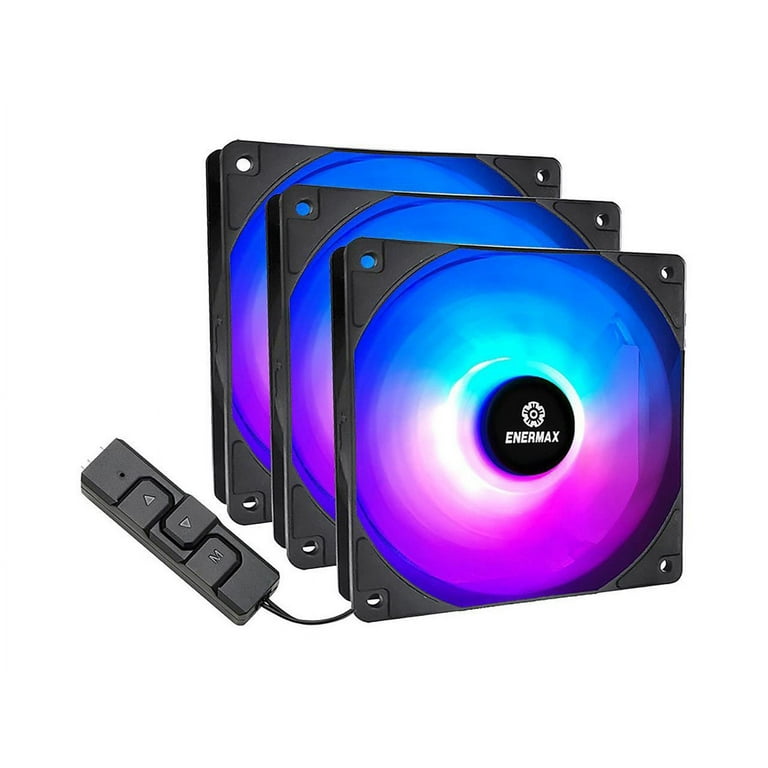 Enermax HF120 RGB PWM 120mm Case Fan, Addressable RGB Sync Via