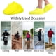 thumbnail image 4 of Fundas de silicona impermeables para zapatos para la lluvia, cubiertas de goma antideslizantes reutilizables para zapatos de lluvia protectores de zapatos de ciclismo al aire libre (amarillo, 4 of 5