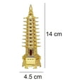 thumbnail image 2 of Education Tower Feng Shui for Students Academic Success with Lucky Feng Shui Coins, Feng Shui Items for Good Luck, Fengshui Items, 2 of 4