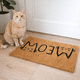thumbnail image 2 of Tapete de Entrada Coco Animal Gato 40x60 cm – Natural y Antideslizante, 2 of 5